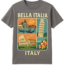 Maglietta Souvenir Bella Italia