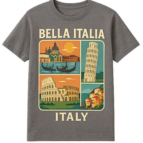 Maglietta Souvenir Bella Italia