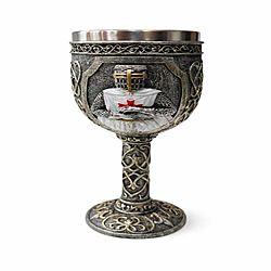 Calice del Cavaliere Crociato Stile Vintage
