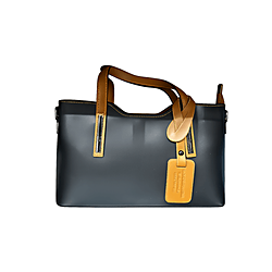 Borsa elegante nera e beige