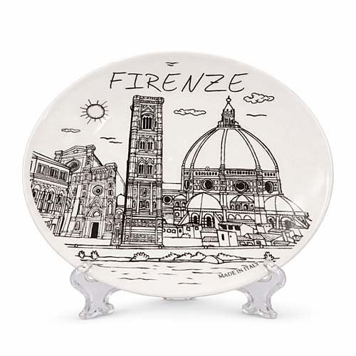 Piatto Decorativo Firenze Duomo Cattedrale di Firenze Souvenir Italia