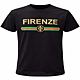 T-Shirt Firenze Elegante Design a Strisce Nere