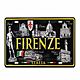 Targa Decorativa in Metallo Firenze Landmark Italia