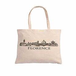 Borsa a Spalla Canvas di Firenze, Italia – Souvenir di Viaggio