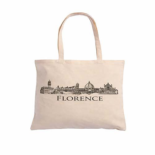 Borsa a Spalla Canvas di Firenze, Italia – Souvenir di Viaggio