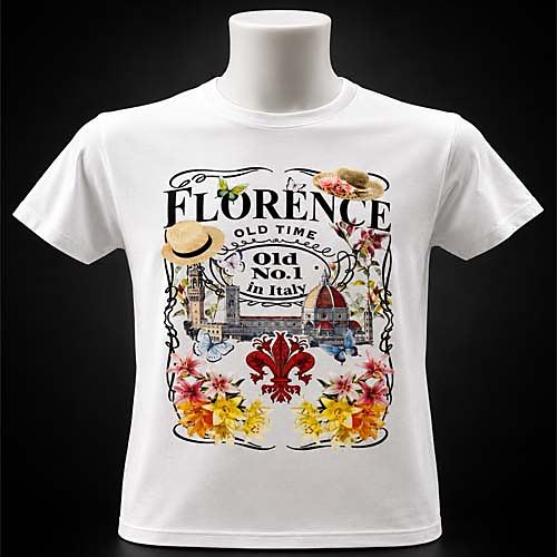 Maglietta Firenze Landmark & Floral