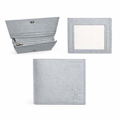 Portafoglio in pelle Florence Silver Grace