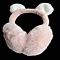 Cuffie Scaldacollo Fluffy Pink Bear per l'Inverno
