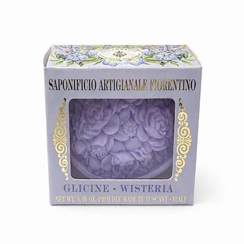 Sapone di Lusso Glicine Wisteria Made in Italy Fragranza Floreale