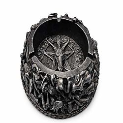 Cenere Gothic Baphomet Decorativo Teschio del Diavolo