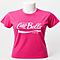 T-shirt Grafica Fashion Ciao Bella Firenze Rosa Fluo