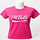 T-shirt Grafica Fashion Ciao Bella Firenze Rosa Fluo