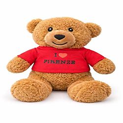 Orsetto Teddy Bear I Love Firenze Souvenir Plush