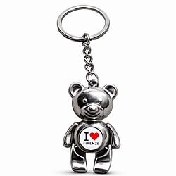 Portachiavi Orsetto I Love Firenze Souvenir di Firenze