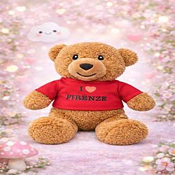 Orsetto Teddy Bear I Love Firenze Souvenir Plush
