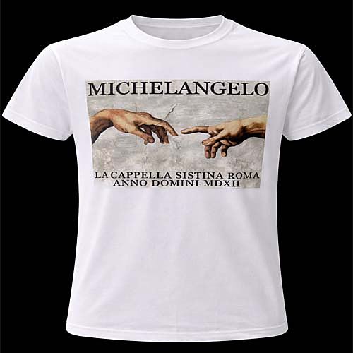 Tshirt d'Arte Creazione di Michelangelo