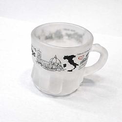 Mini Tazza in Vetro Frosted di Patrimonio di Praga