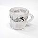 Mini Tazza in Vetro Frosted di Patrimonio di Praga