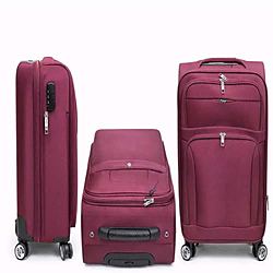 Valigia Spinner Premium Maroon per Viaggi