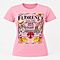 Stile Stampa Vintage Firenze Italia Top Casual
