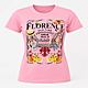 Stile Stampa Vintage Firenze Italia Top Casual