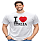 T-shirt con I Love Italy
