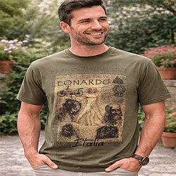 T-shirt Leonardo da Vinci