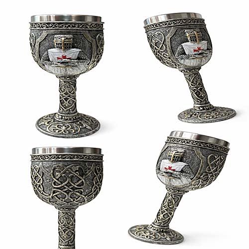 Calice del Cavaliere Crociato Stile Vintage