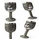 Calice del Cavaliere Crociato Stile Vintage