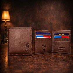 Portafoglio in Pelle Marrone Firenze Heritage