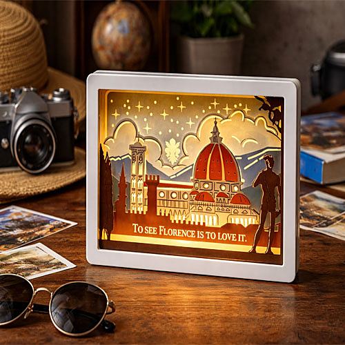 Cornice a Scatola Ombra LED Duomo di Firenze