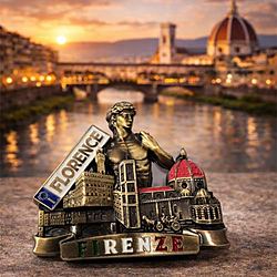 Magnete da Frigo con Landmark di Firenze