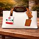 Borsa in pelle con etichetta italiana