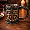 Tazza medievale con scudo araldico