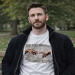 Tshirt d'Arte Creazione di Michelangelo