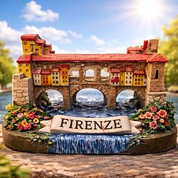 Miniatura Ponte Vecchio In Italia