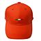 Cappello arancione con bandiera italiana