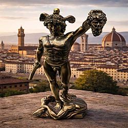 Statua di Perseo con Medusa Souvenir di Firenze