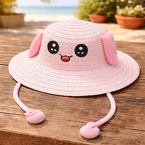 Cappello da sole rosa per bambini