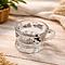 Tazza in Vetro Trasparente Heritage di Praga Design Vintage con Monumenti