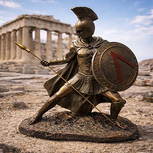 Statua di Ettore in combattimento