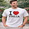T-shirt con I Love Italy
