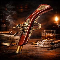 Replica di Pistola a Pietra Focaia Vintage in Stile Pirata