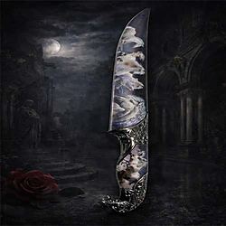 Daga Fantasia Lupo | Coltello Decorativo da Collezione