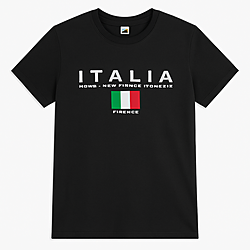 Kids Italia Flag Graphic T-Shirt (0–14 Years)