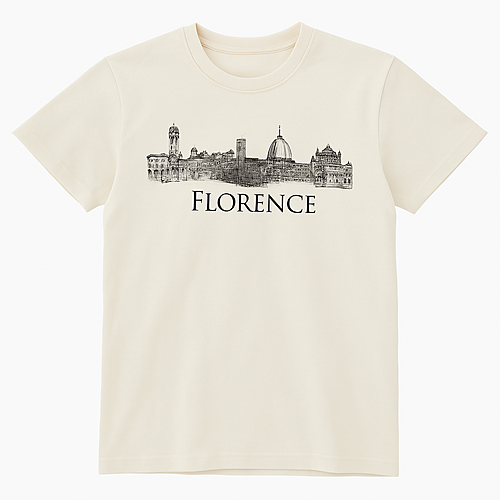 Kids Florence Skyline T-Shirt (0–14 Years)