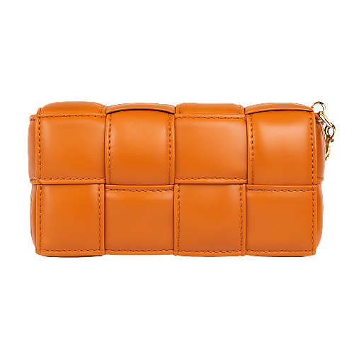 Premium Woven Leather Shoulder Bag