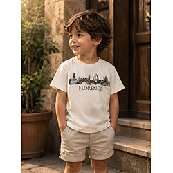 Kids Florence Skyline T-Shirt (0–14 Years)