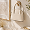 Elegante Borsa in Pelle Crema
