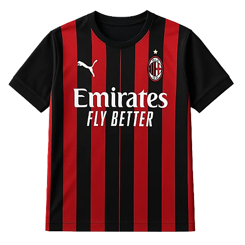 Maglia da Calcio AC Milan | Maglia Home Rosso Nera